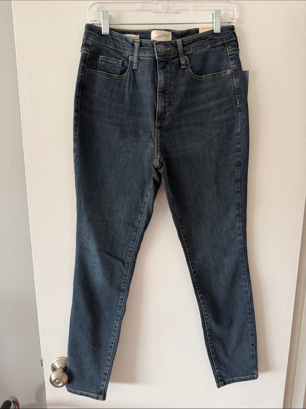 Universal Thread High-Rise Skinny Jeans Size 8 / 29R Dark Wash Denim NWT